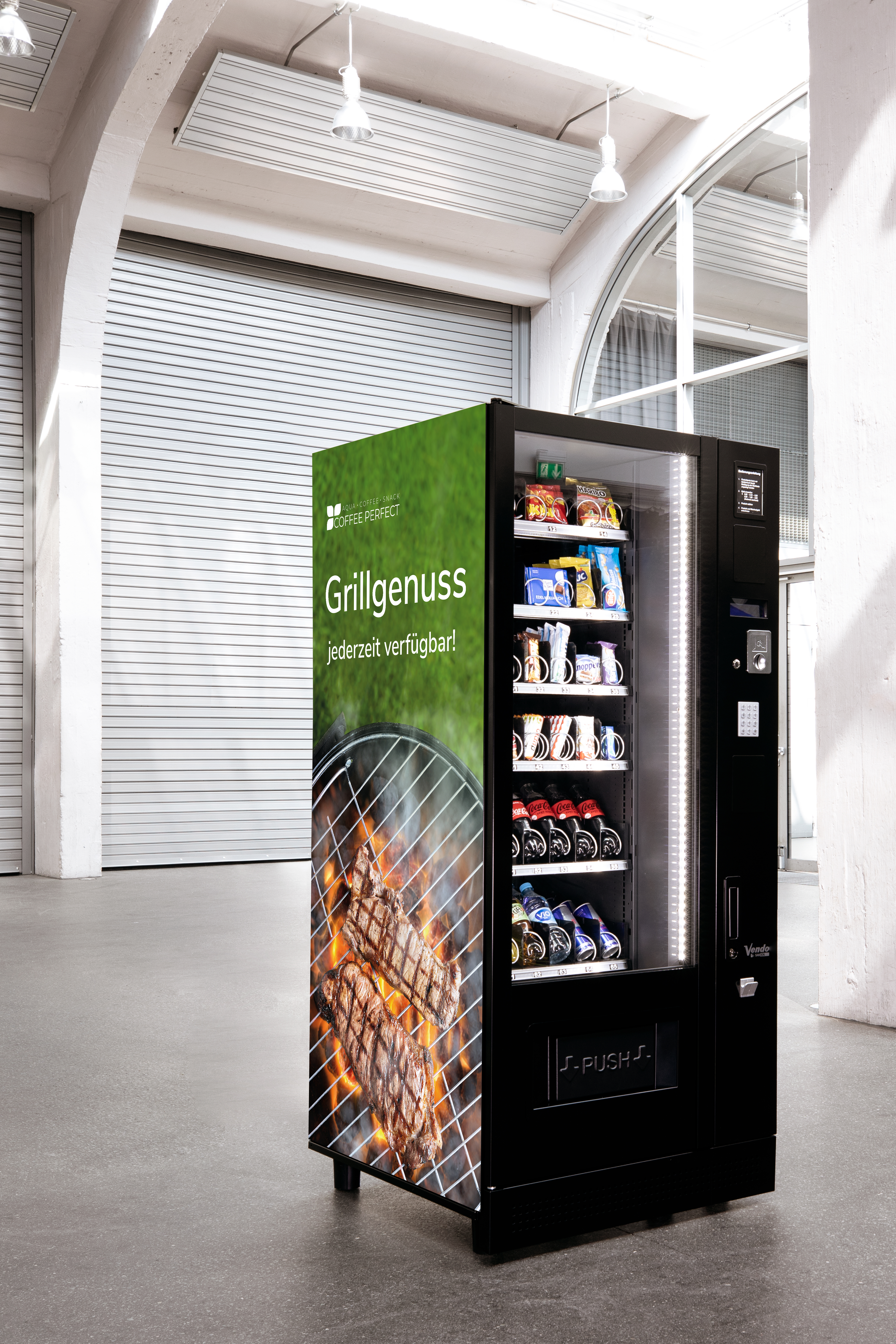 Snackautomat_Grillgenuss_Folierung