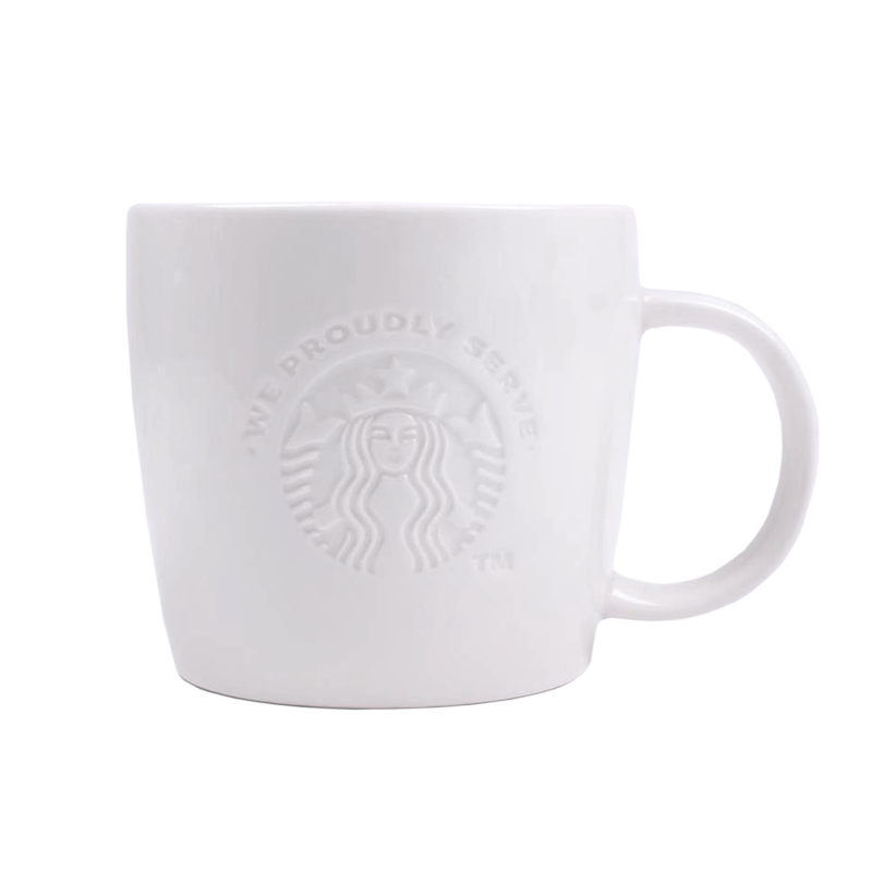 Starbucks Keramik-Tasse Weiß Tall