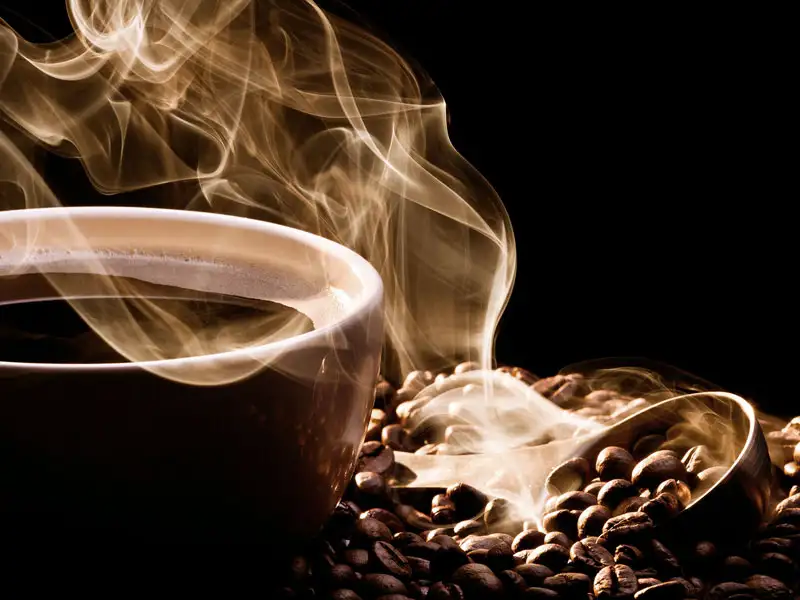 Kaffee Tasse Bohnen