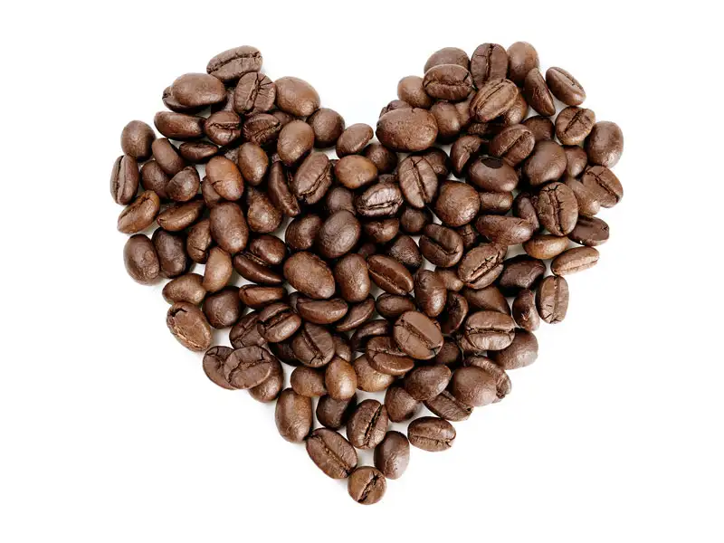 Kaffee Bohnen Herz Kaffee Bohnen Herz