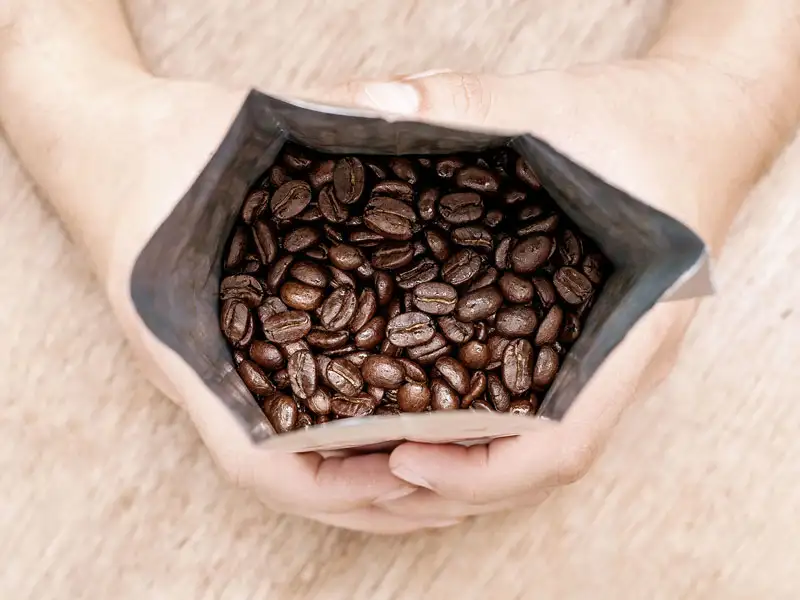 Kaffee Tüte Bohnen Kaffee Tüte Bohnen